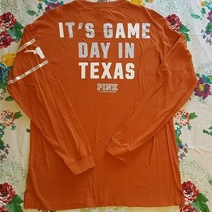 PINK Victoria's Secret Texas Longhorns Shirt M